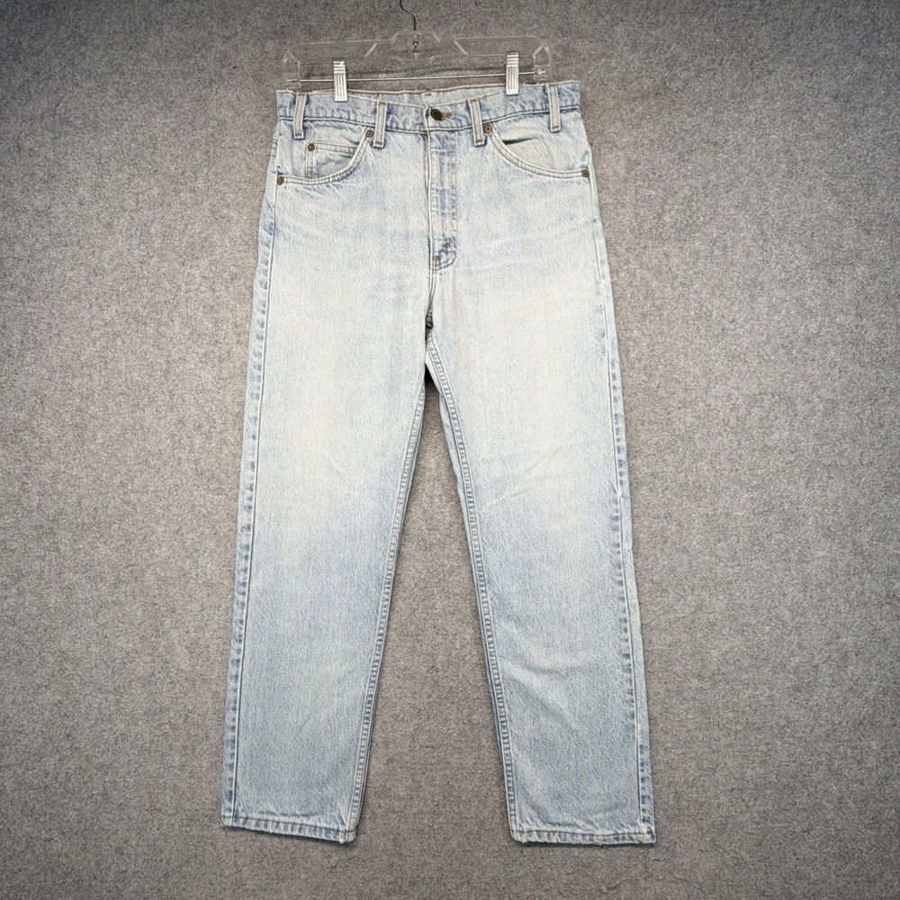 Vintage Levi's 505 Orange Tab Jeans Mens 32x29 Talon 42 Made In USA 70s 80s